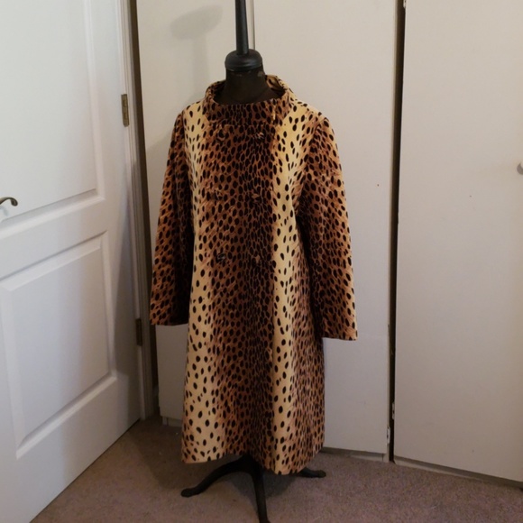 made by naman Jackets & Coats Vintage Leopard Coat Poshmark